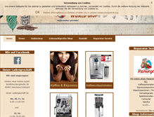 Tablet Screenshot of coffee-world.de
